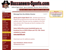 Tablet Screenshot of buccaneers-sports.com